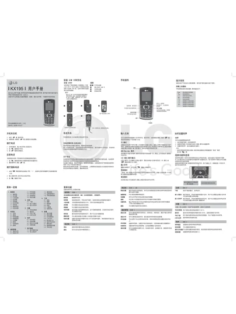 LG KX195.ACTCSV